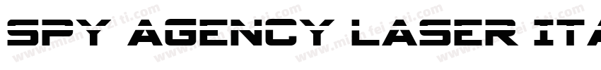 Spy Agency Laser Ita字体转换
